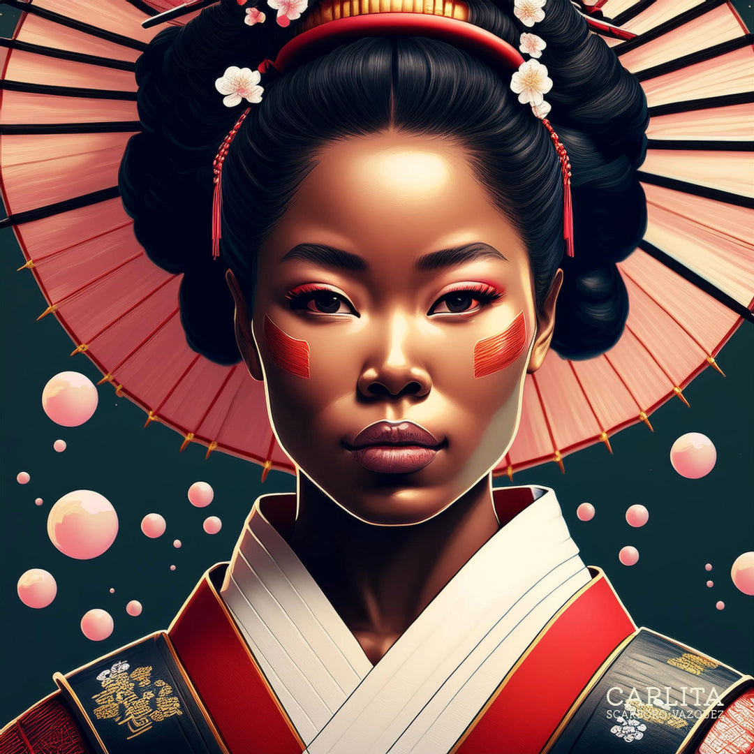 "EDO 1" - Framed matte paper poster