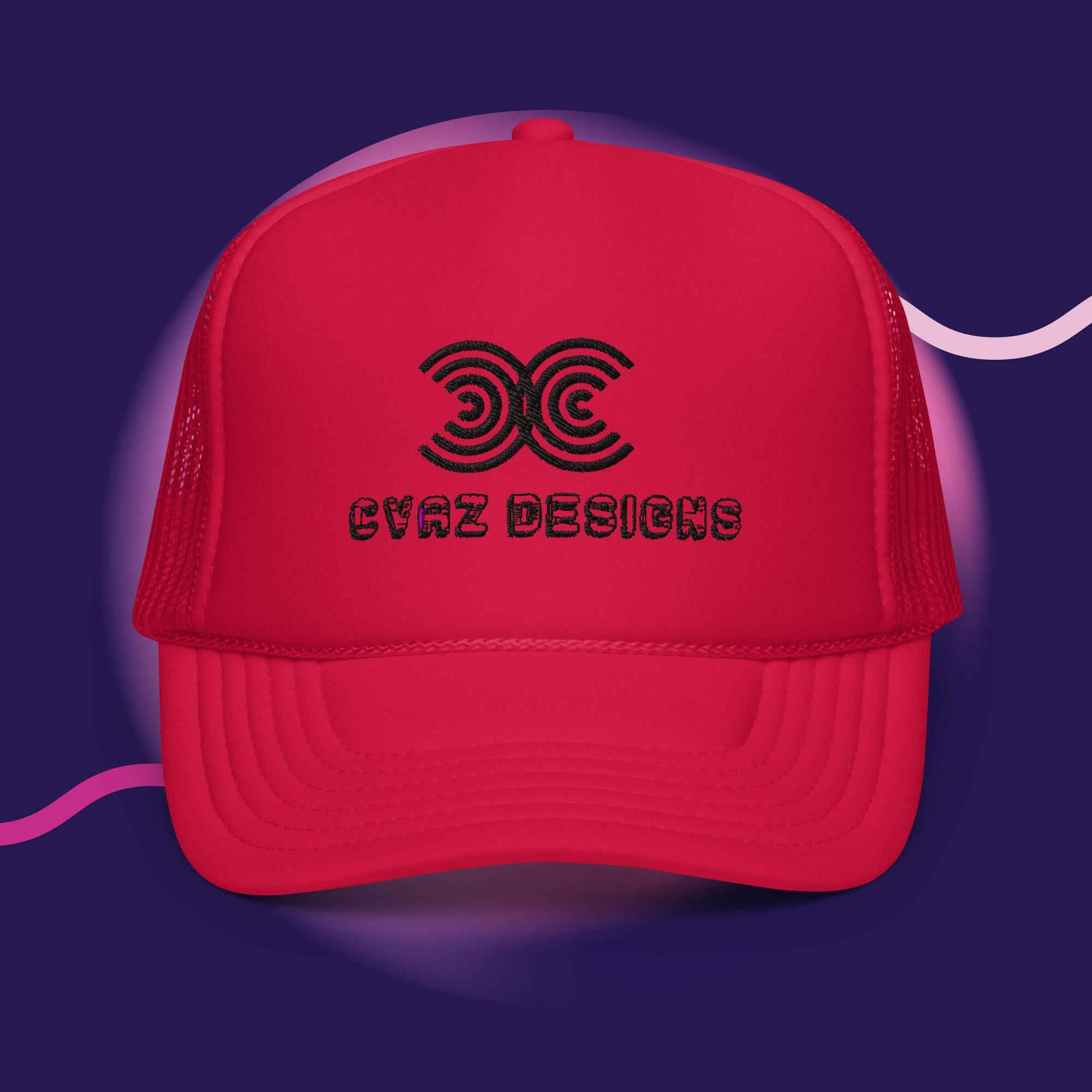 CVaz Designs Foam trucker hat