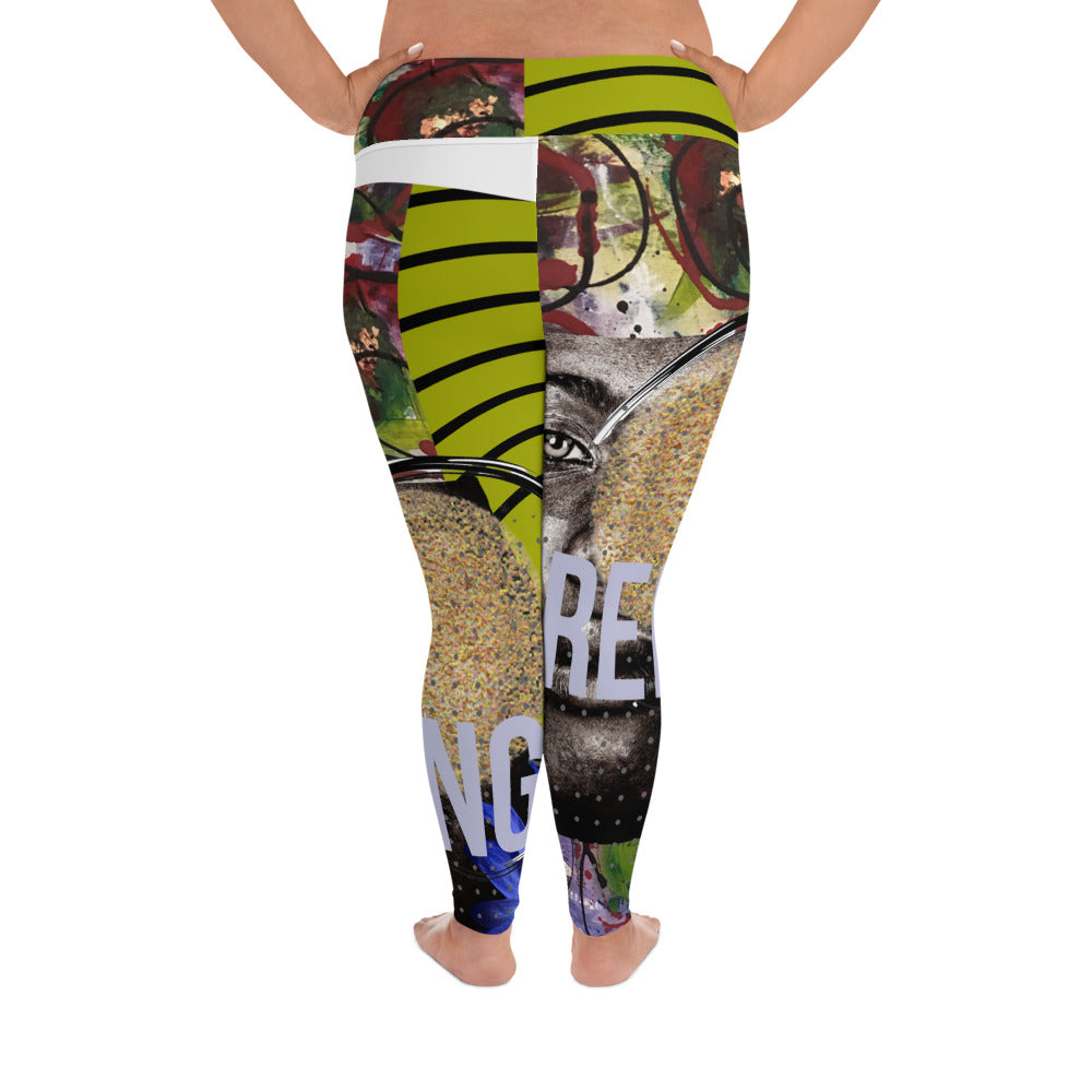 All-Over Print Plus Size Leggings