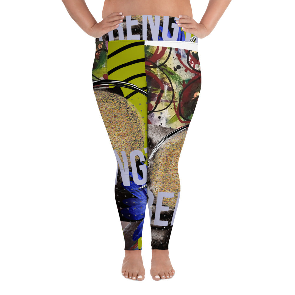 All-Over Print Plus Size Leggings