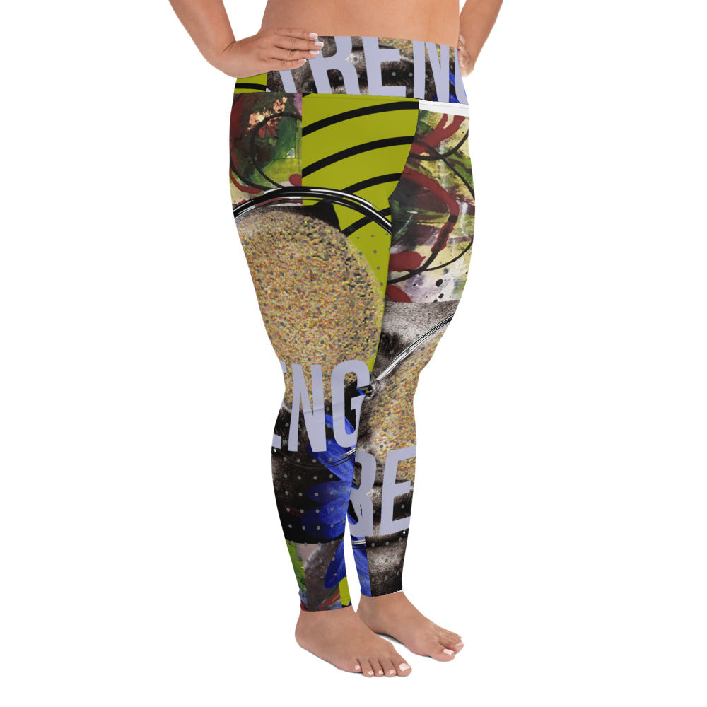 All-Over Print Plus Size Leggings