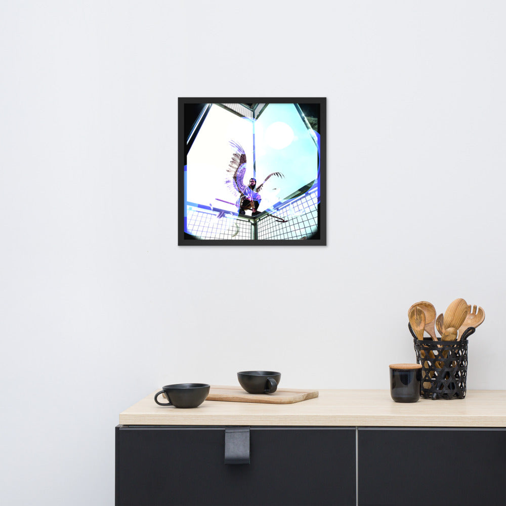 Horis with effects Framed poster