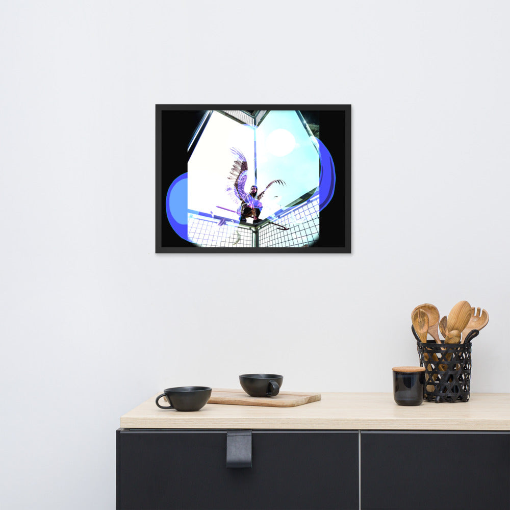 Horis with effects Framed poster