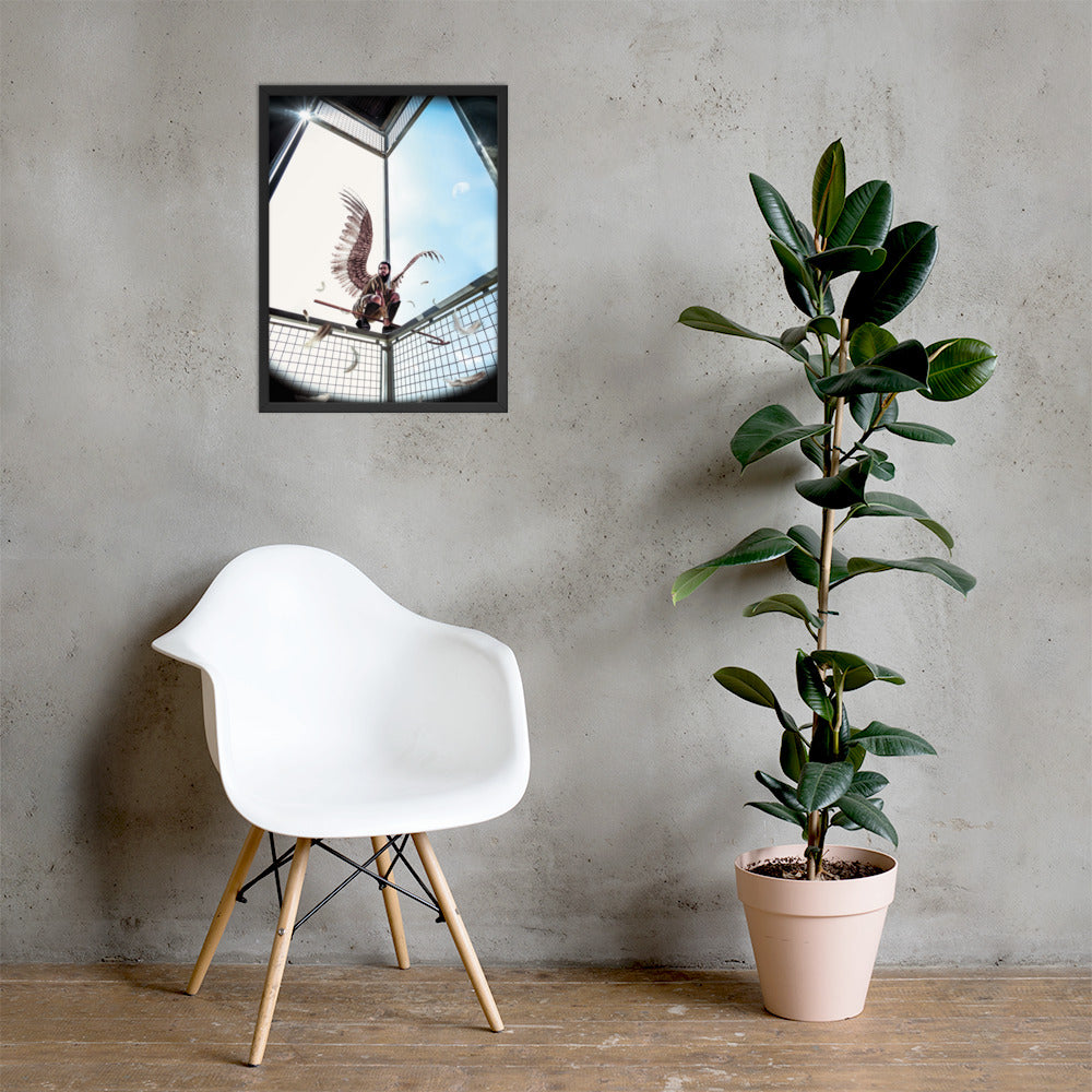 Horus Framed poster (JVaz Designs)