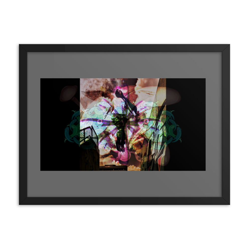 Isis with effects Framed poster