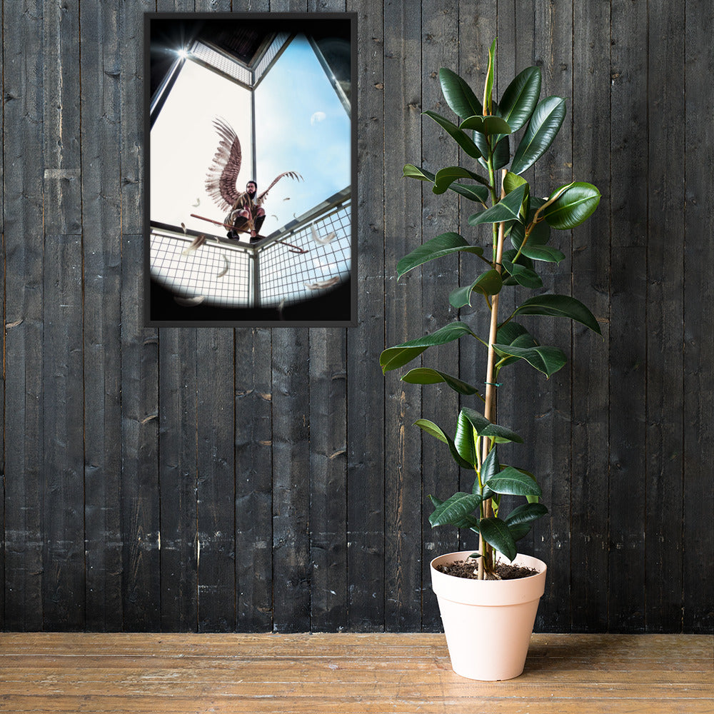 Horus Framed poster (JVaz Designs)