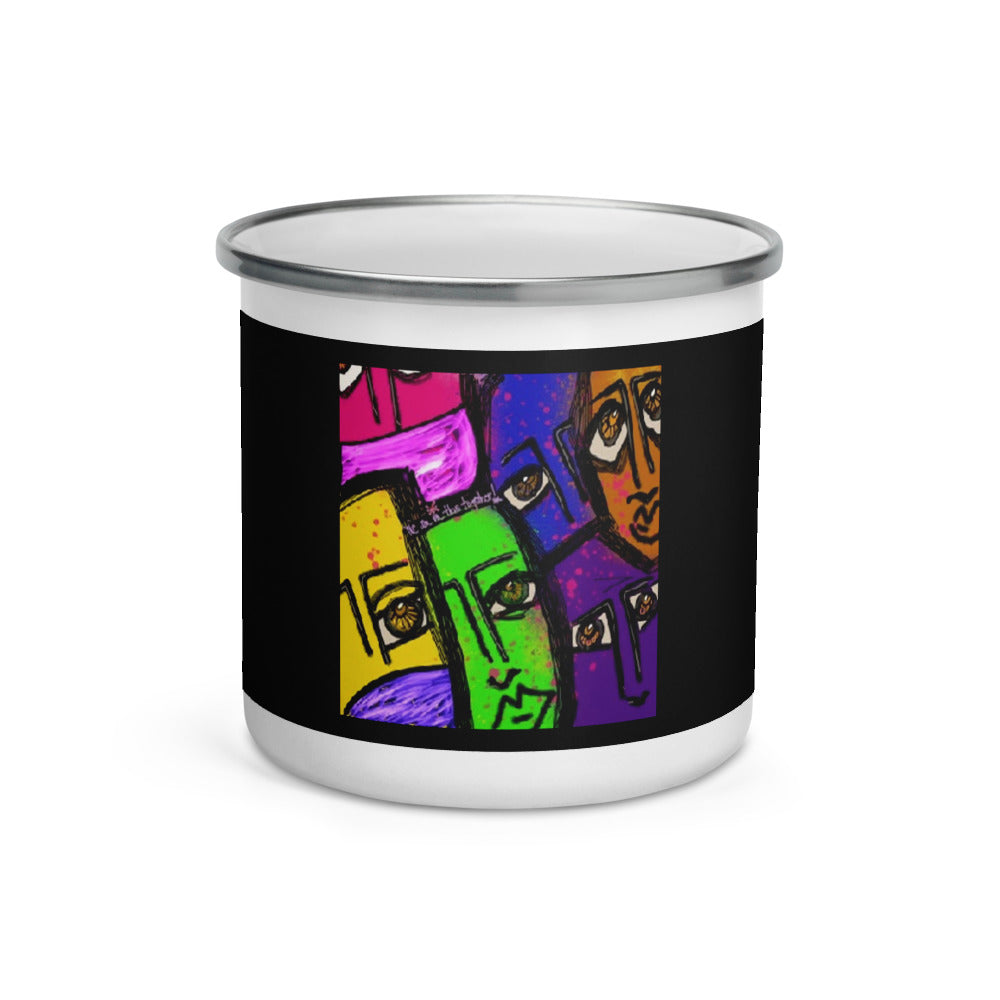 "FACE IT" -  Enamel Mug