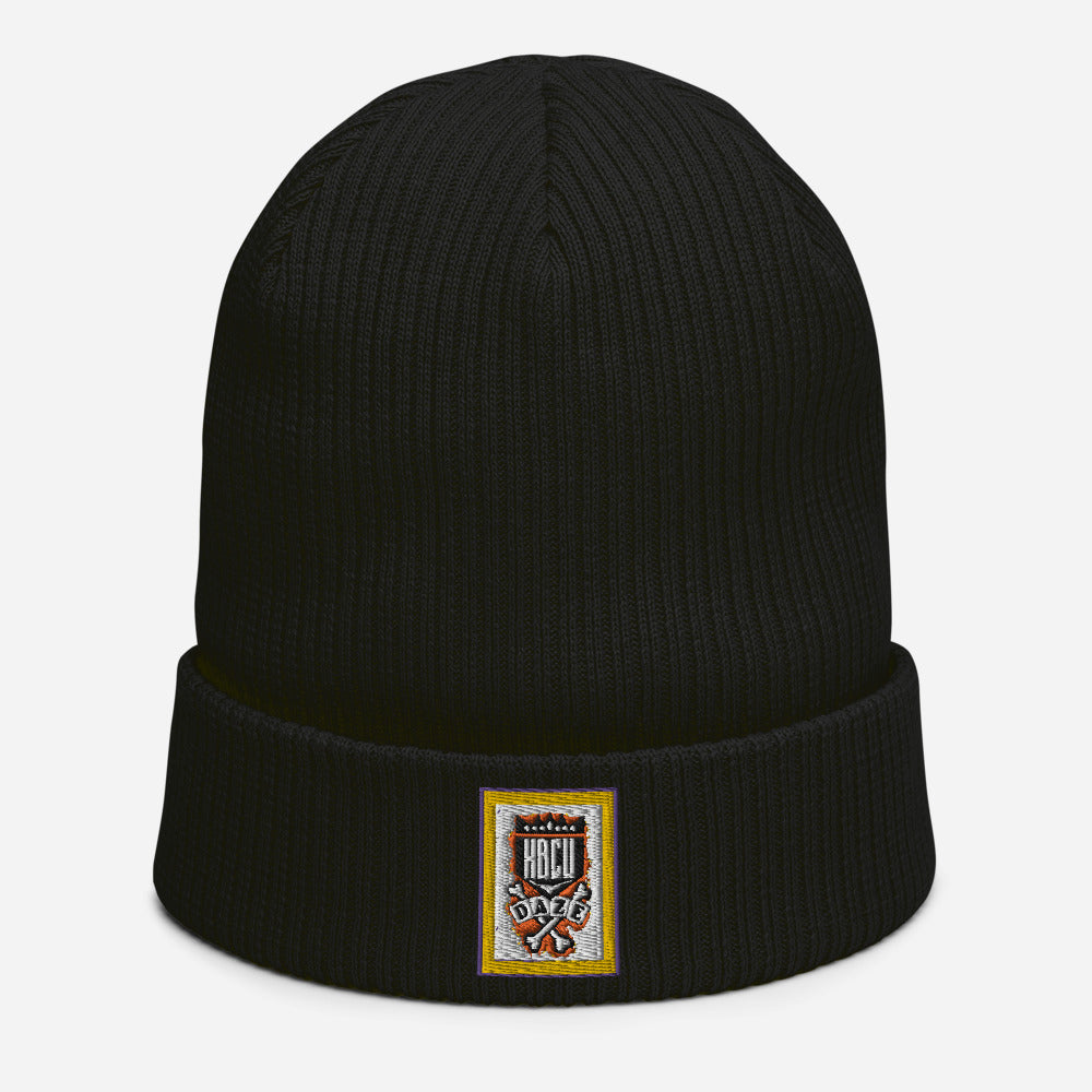 "HBCU" Organic ribbed beanie