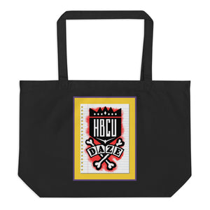 "HBCU" Large organic tote bag