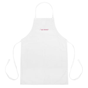 "SHERO" - "Educated" Embroidered Apron