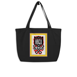 "HBCU" Large organic tote bag