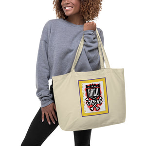"HBCU" Large organic tote bag