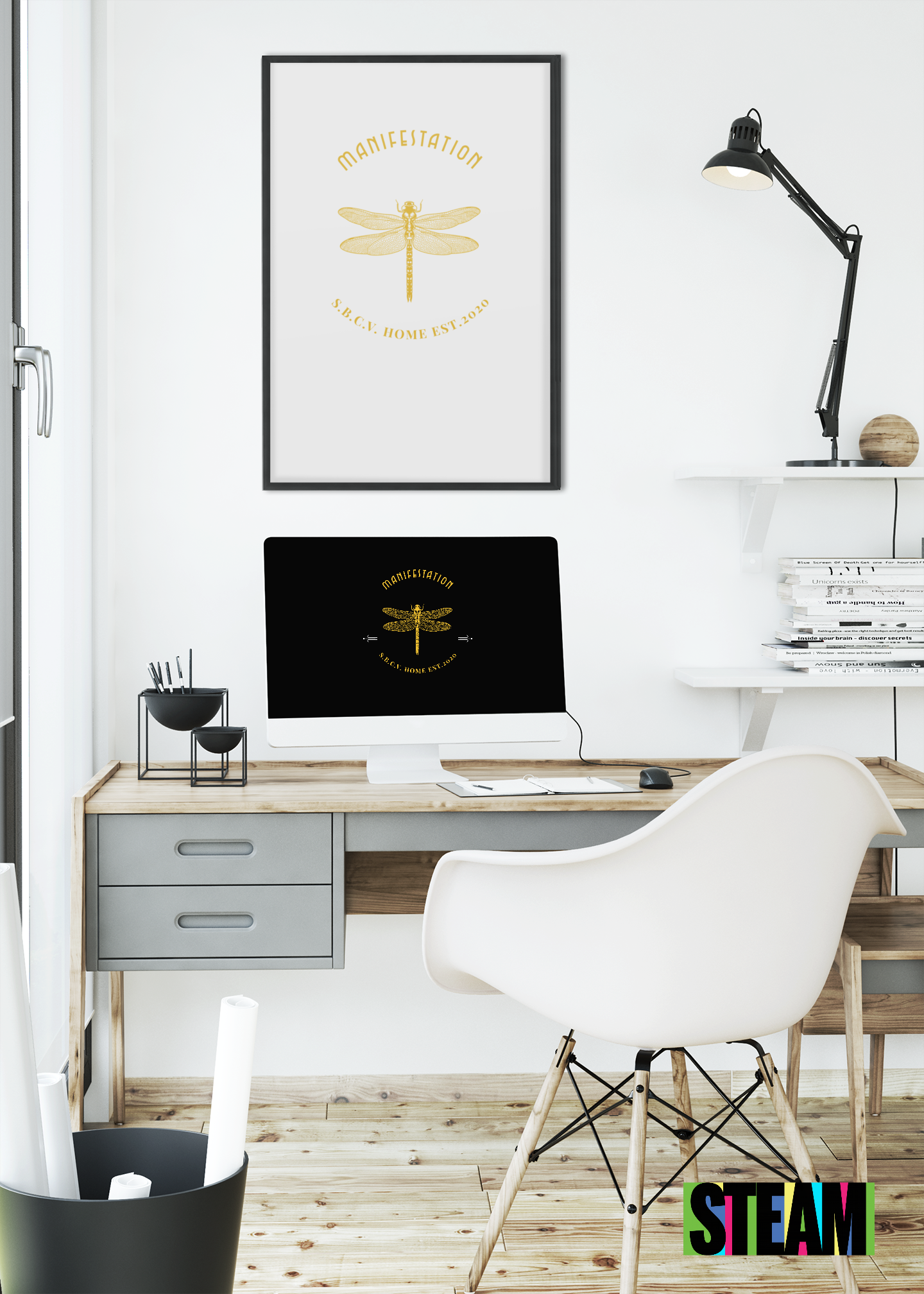 "Manifestation" Minimalist Backpack