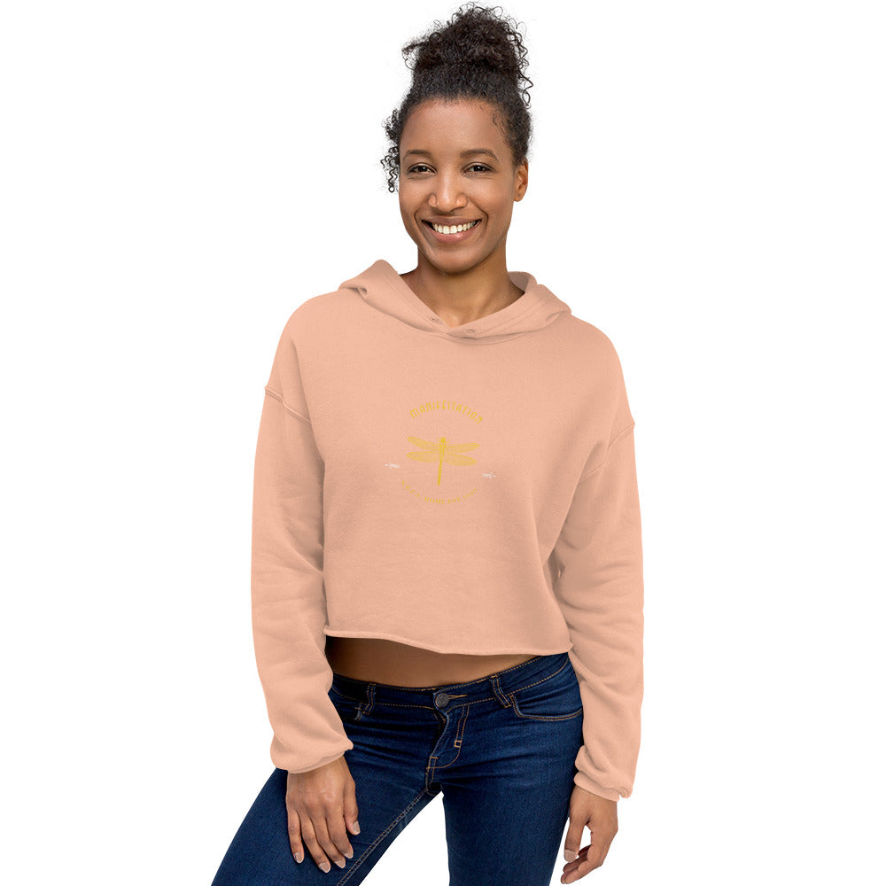 "Manifestation" Crop Hoodie